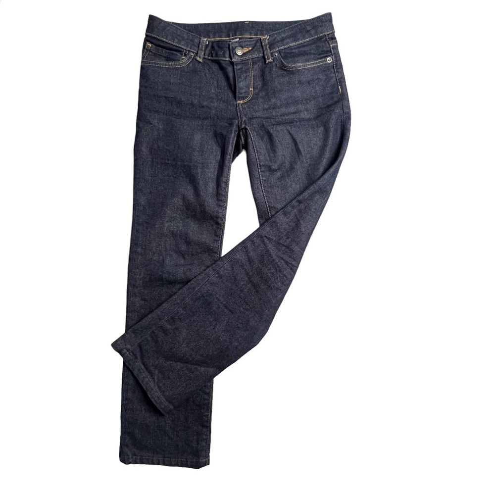 Patagonia Jeans Womens Size 30 Skinny Denim Blue Stretch Low Rise Dark Wash
